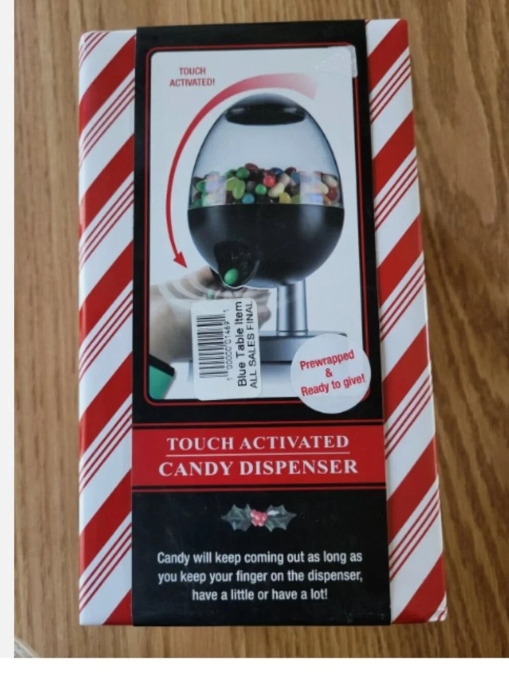 Touch Activated Candy Peanut Electronic Dispenser Clear Fun Work